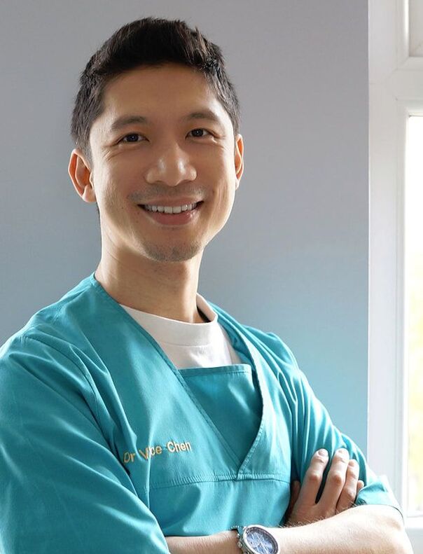 Dr. Vince Chen, Dentist and Clinical Director at Hainault Gentle Dental Care